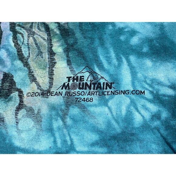 Rainforest Cafe The Mountain Tie Dye T Shirt Mens Sz Large 2014 Giraffe Tee - Picture 7 of 8